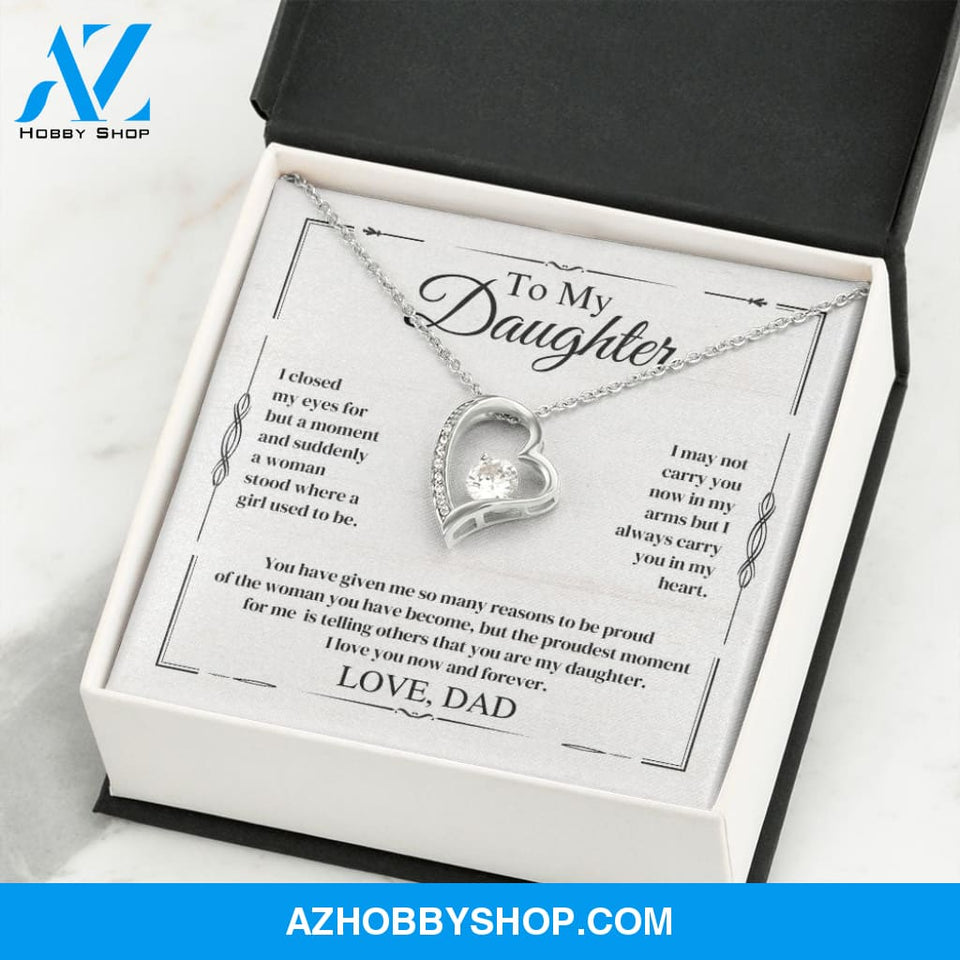 Daughter - The Proudest Moment - Forever Love Necklace