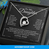Daughter - The Proudest Moment - Forever Love Necklace