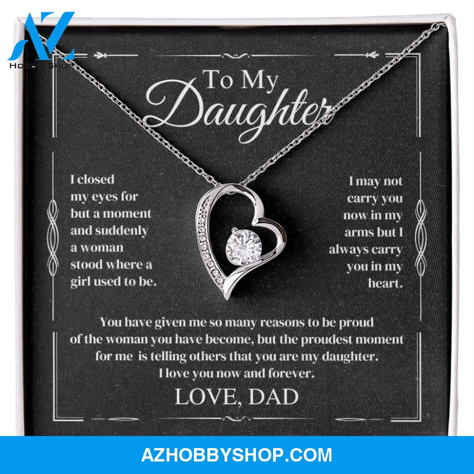 Daughter - The Proudest Moment - Forever Love Necklace