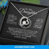 Daughter - The Proudest Moment - Forever Love Necklace