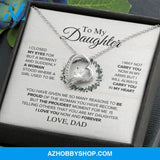 Daughter - The Proudest Moment - Forever Love Necklace