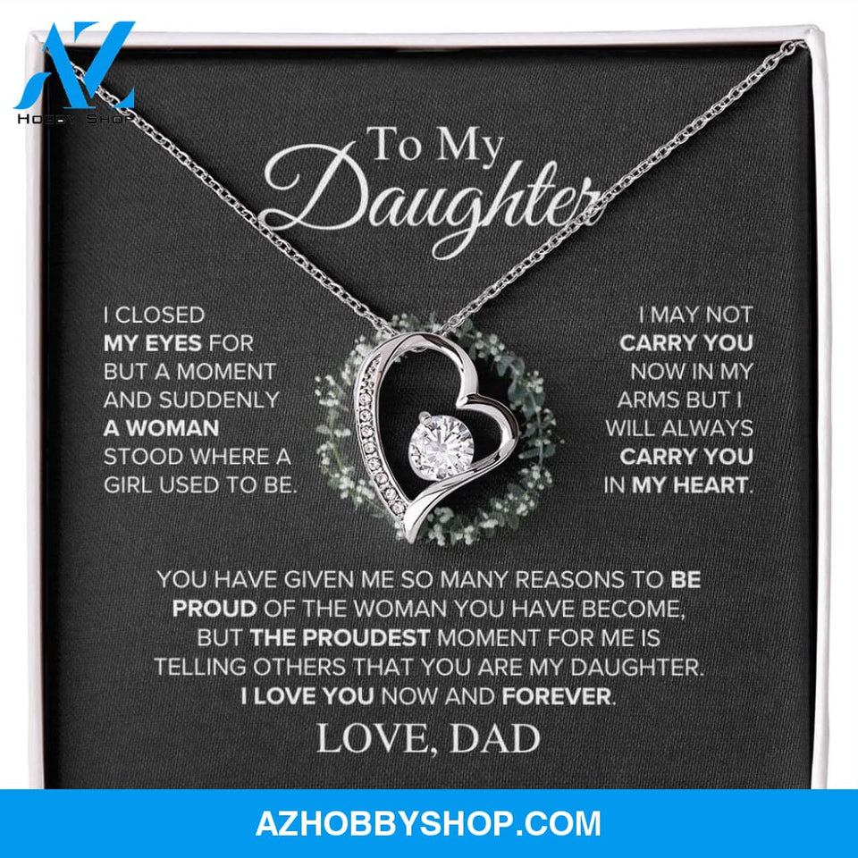 Daughter - The Proudest Moment - Forever Love Necklace