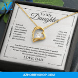 Daughter - The Proudest Moment - Forever Love Necklace