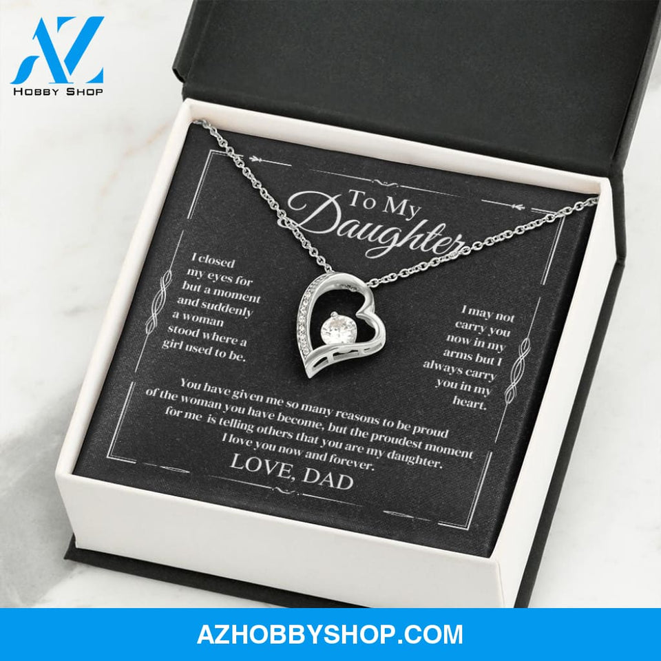 Daughter - The Proudest Moment - Forever Love Necklace