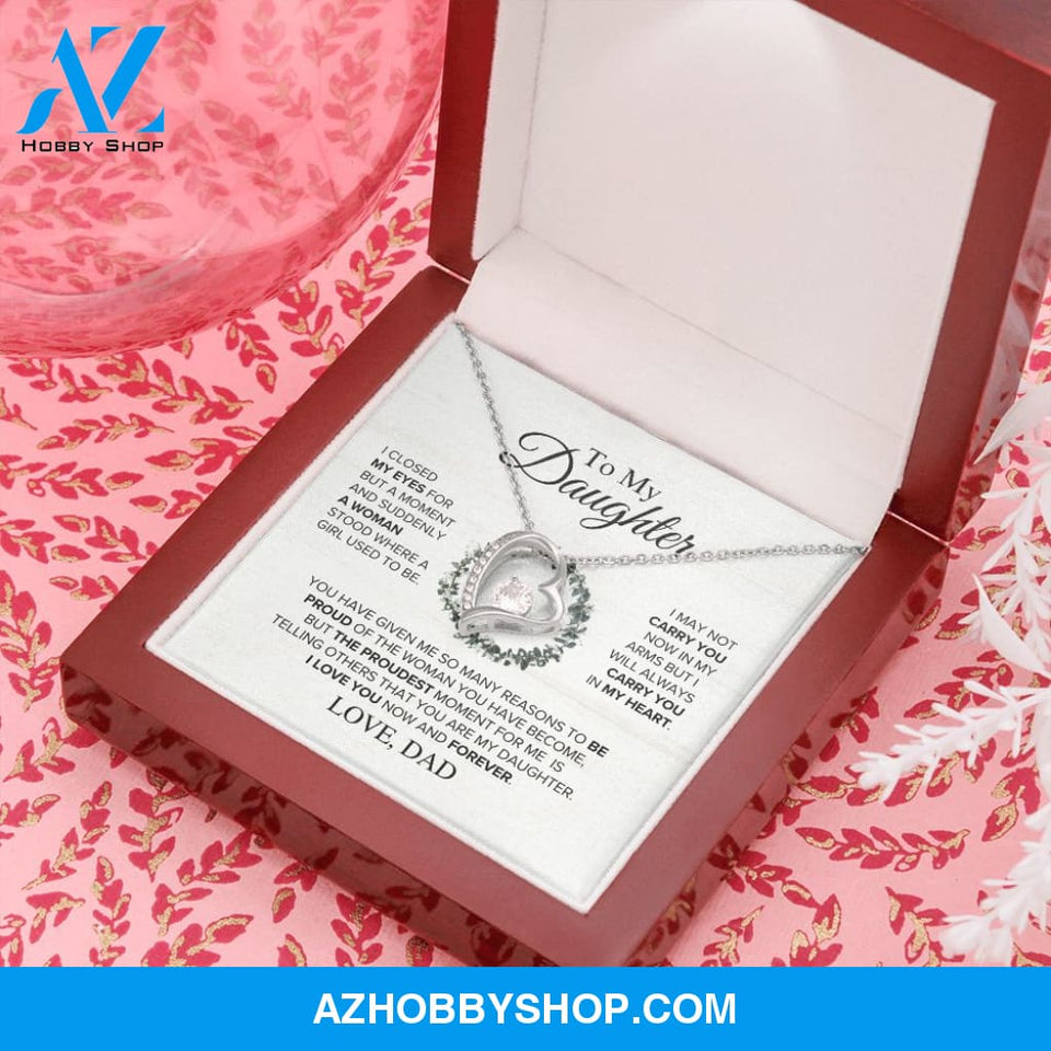 Daughter - The Proudest Moment - Forever Love Necklace