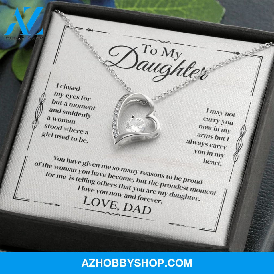 Daughter - The Proudest Moment - Forever Love Necklace