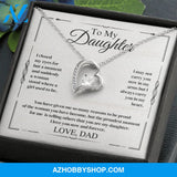 Daughter - The Proudest Moment - Forever Love Necklace