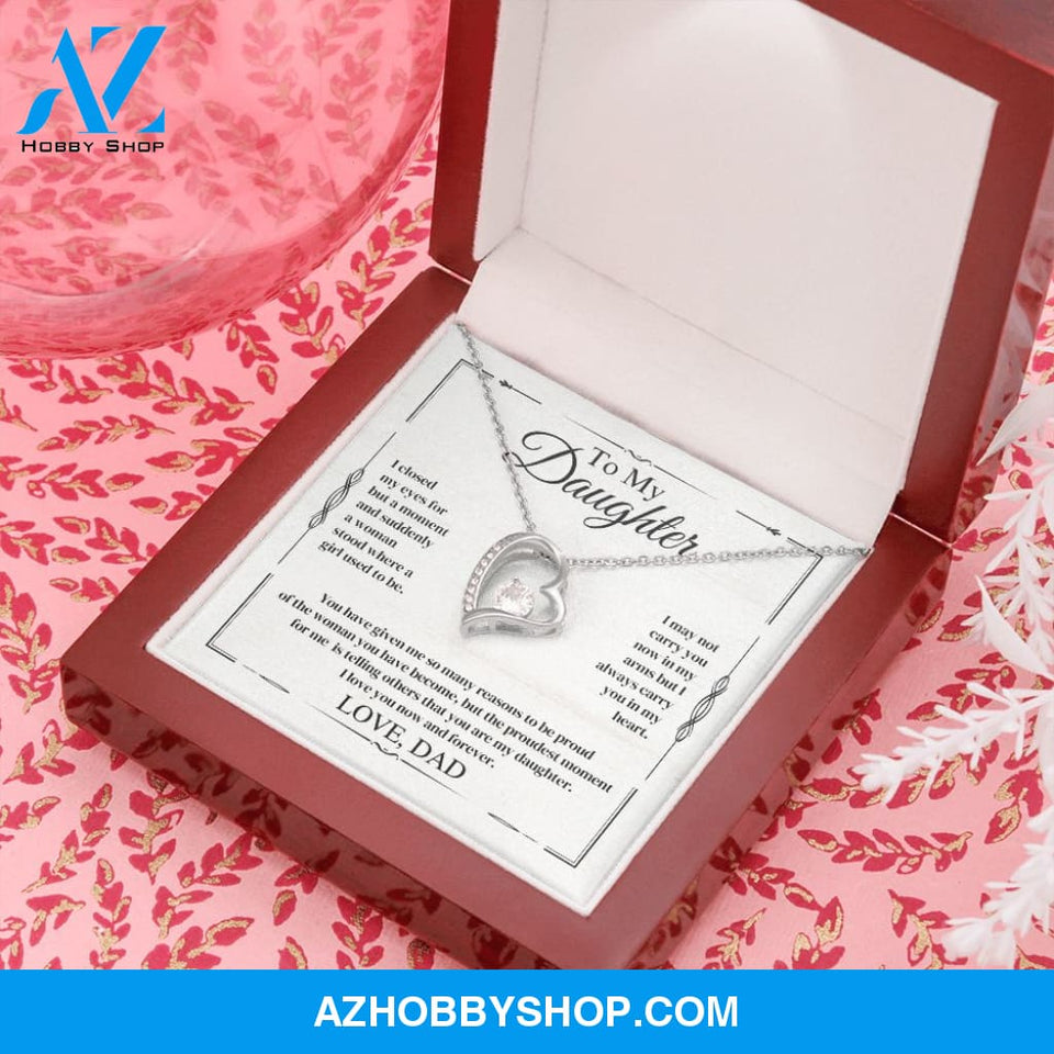 Daughter - The Proudest Moment - Forever Love Necklace