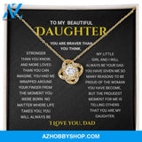 Daughter - The Proudest Moment - Love Knot Necklace