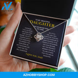 Daughter - The Proudest Moment - Love Knot Necklace