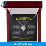 Daughter - The Proudest Moment - Love Knot Necklace