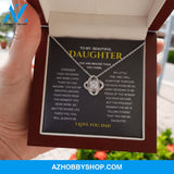 Daughter - The Proudest Moment - Love Knot Necklace