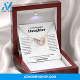 Daughter - Two Hearts - Interlocking Hearts Necklace