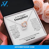 Daughter - Two Hearts - Interlocking Hearts Necklace