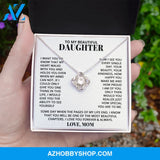 Daughter - Walk With You - Love Knot Necklace