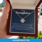 Daughter - You Are Loved More - Love Knot Necklace