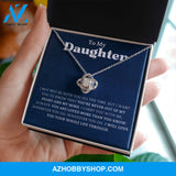 Daughter - You Are Loved More - Love Knot Necklace