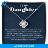 Daughter - You Are Loved More - Love Knot Necklace