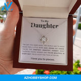 Daughter - You're Beautiful - Love Knot Necklace