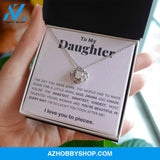 Daughter - You're Beautiful - Love Knot Necklace