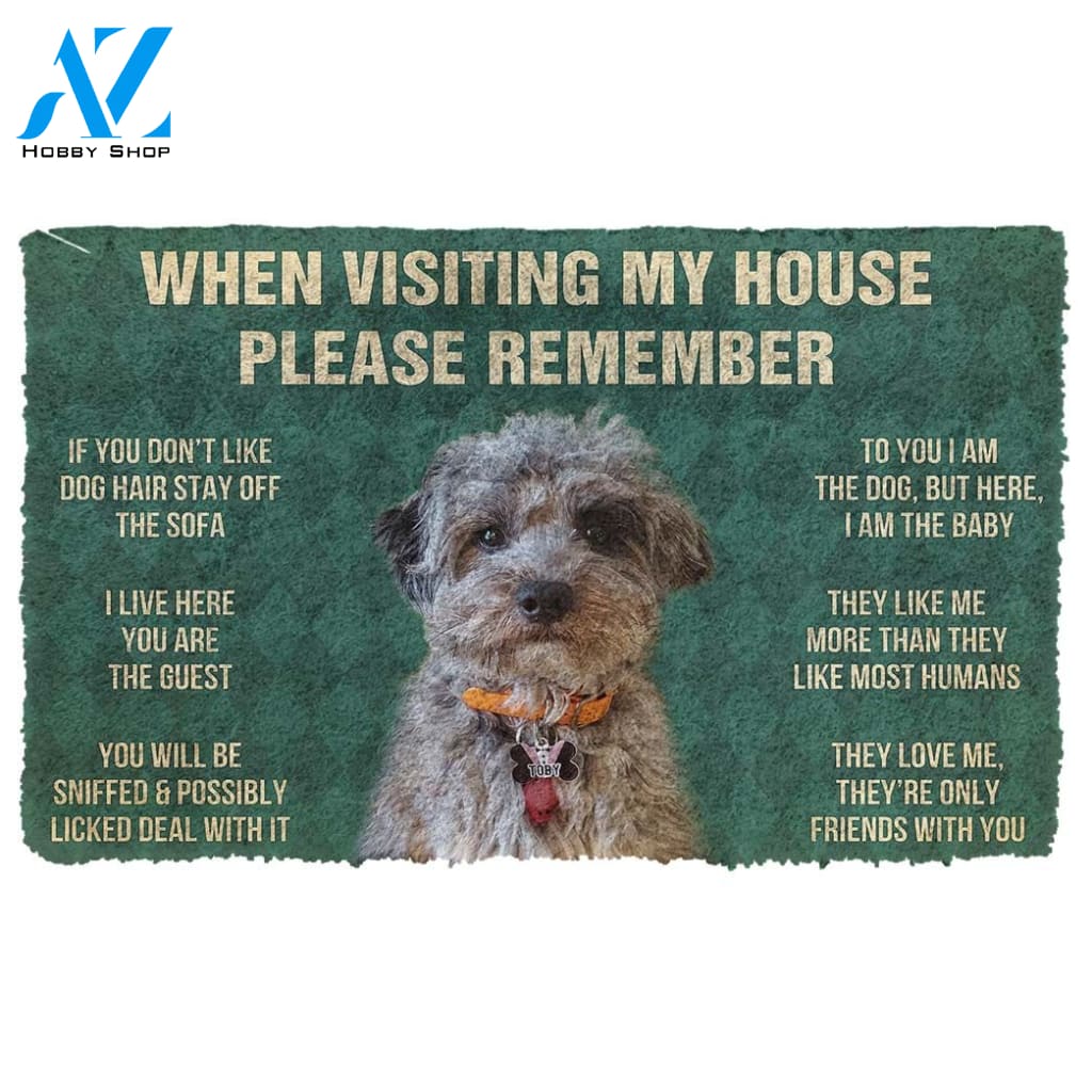 Dog Doormat 3D Please Remember Dog Custom Doormat