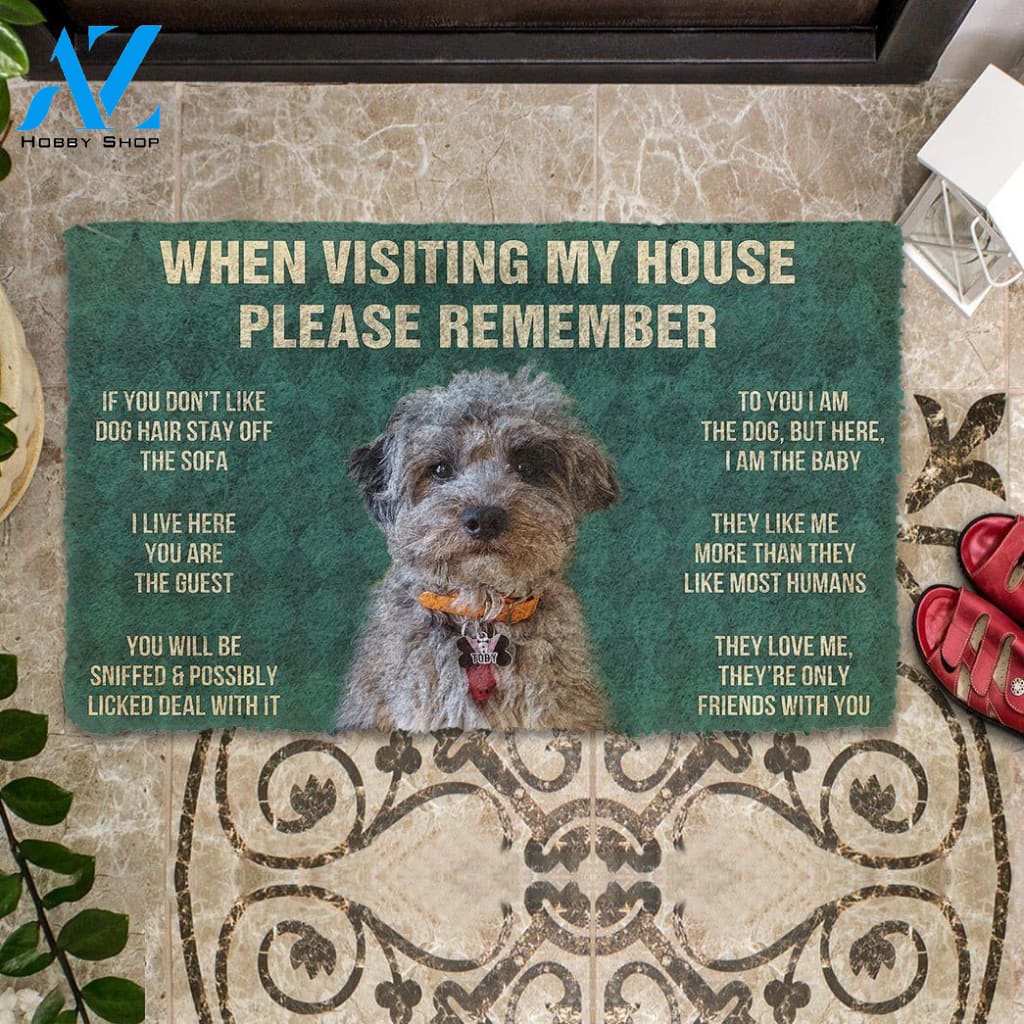 Dog Doormat 3D Please Remember Dog Custom Doormat