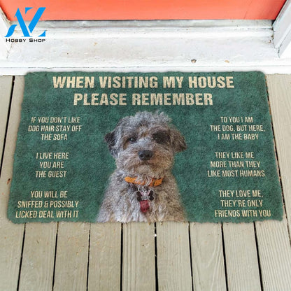 Dog Doormat 3D Please Remember Dog Custom Doormat