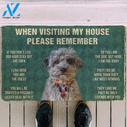 Dog Doormat 3D Please Remember Dog Custom Doormat