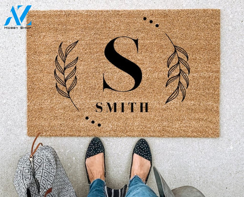 Doormat door mat custom doormat custom welcome mat family name gift housewarming gift customized doormat wedding