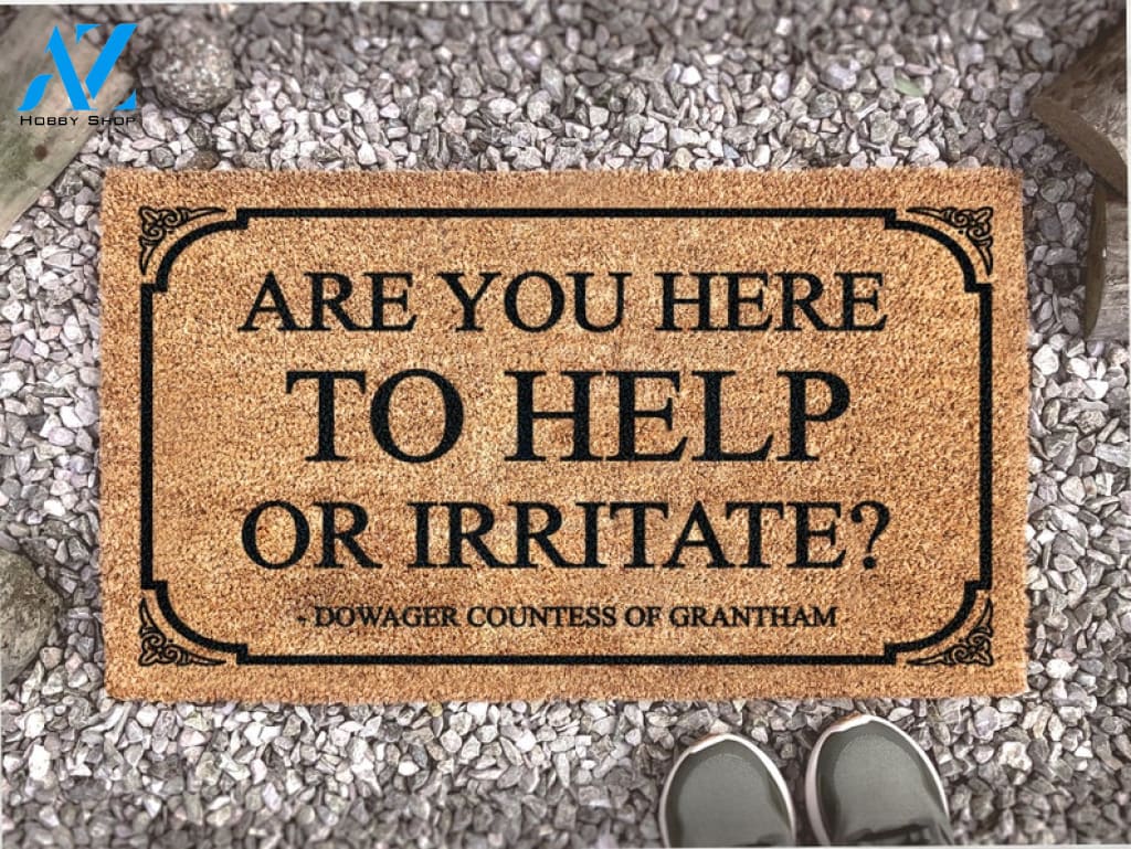 Downton Abbey - Maggie Smith - To Help Or Irritate - TV Show - Violet Crawley - Dowager Countess of Grantham - Downton