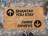 Drag Race Doormat - Sashay Away Shantay You Stay - Funny Quote Doormat - Drag Race - Entry And Exit Mat - Home Decor