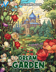 Dream Garden 30 Pages Printable Coloring Book