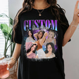 Custom Girlfriend with Face Photo T-Shirt