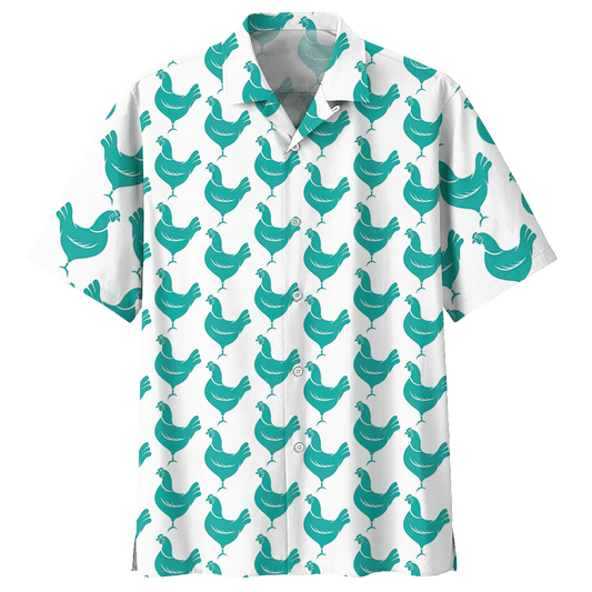 Chicken   White Nice Design Unisex Hawaiian Shirt For Men And Women Dhc17063717