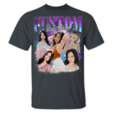 Custom Girlfriend T-Shirt, Personalized Photo Shirt