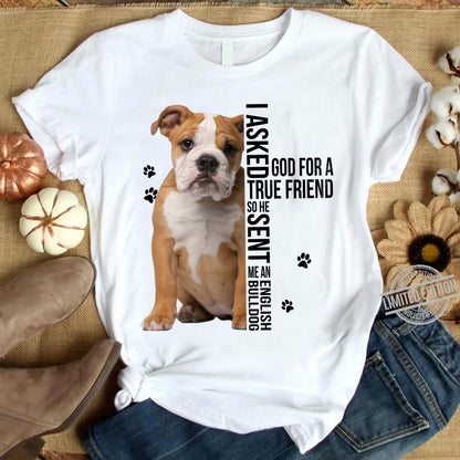 English Bulldog - So God sent me an English Bulldog Apparel
