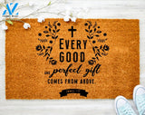 Every God And Perfect Gift Doormat Christ Bible Jesus Decorating Doormat Jesus Doormat Porch Decor