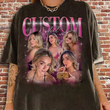Custom Girlfriend with Photo T-Shirt, Boyfriend Shirt, Wife Shirt, Personalized Birthday Gift