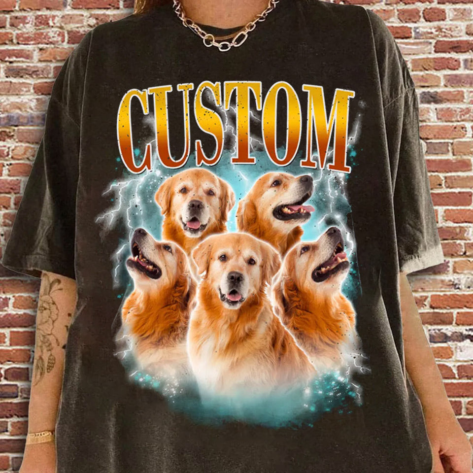 Custom Pet Shirt, Personalized Pet Photo & Name  Shirt