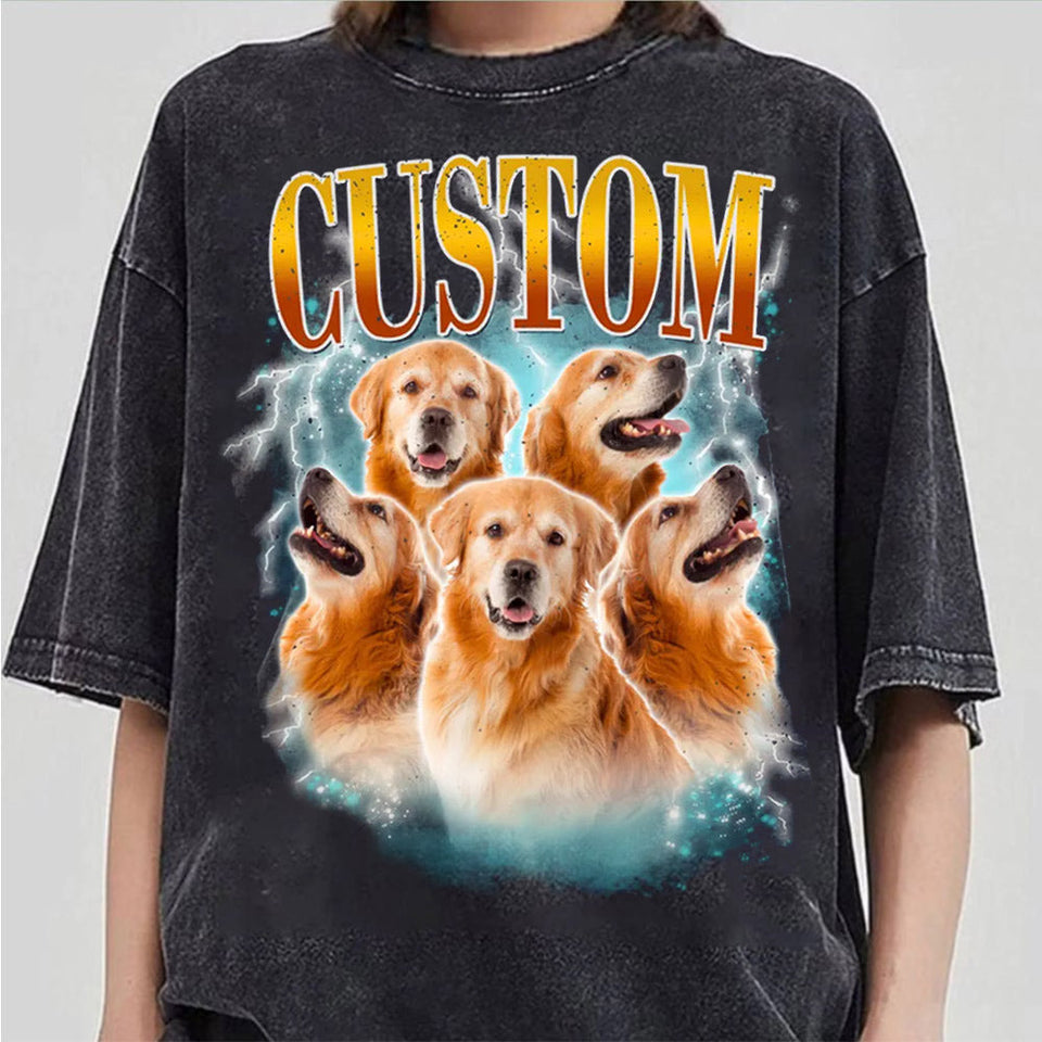 Custom Pet Shirt, Personalized Pet Photo & Name  Shirt
