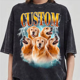 Custom Pet Shirt, Personalized Pet Photo & Name  Shirt