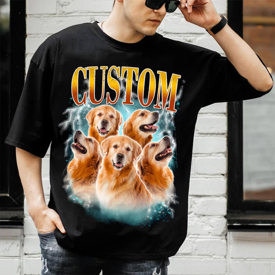 Custom Pet Shirt, Personalized Pet Photo & Name  Shirt