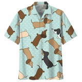 Dachshund  Blue Awesome Design Unisex Hawaiian Shirt For Men And Women Dhc17063836