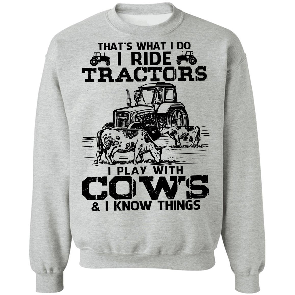Cow painting, Tractor in farm, That's what I do - Farm Apparel