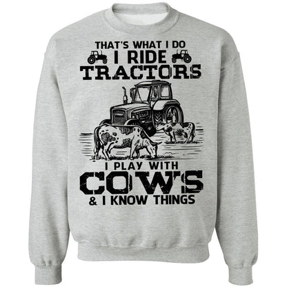 Cow painting, Tractor in farm, That's what I do - Farm Apparel