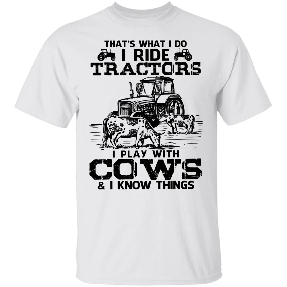 Cow painting, Tractor in farm, That's what I do - Farm Apparel
