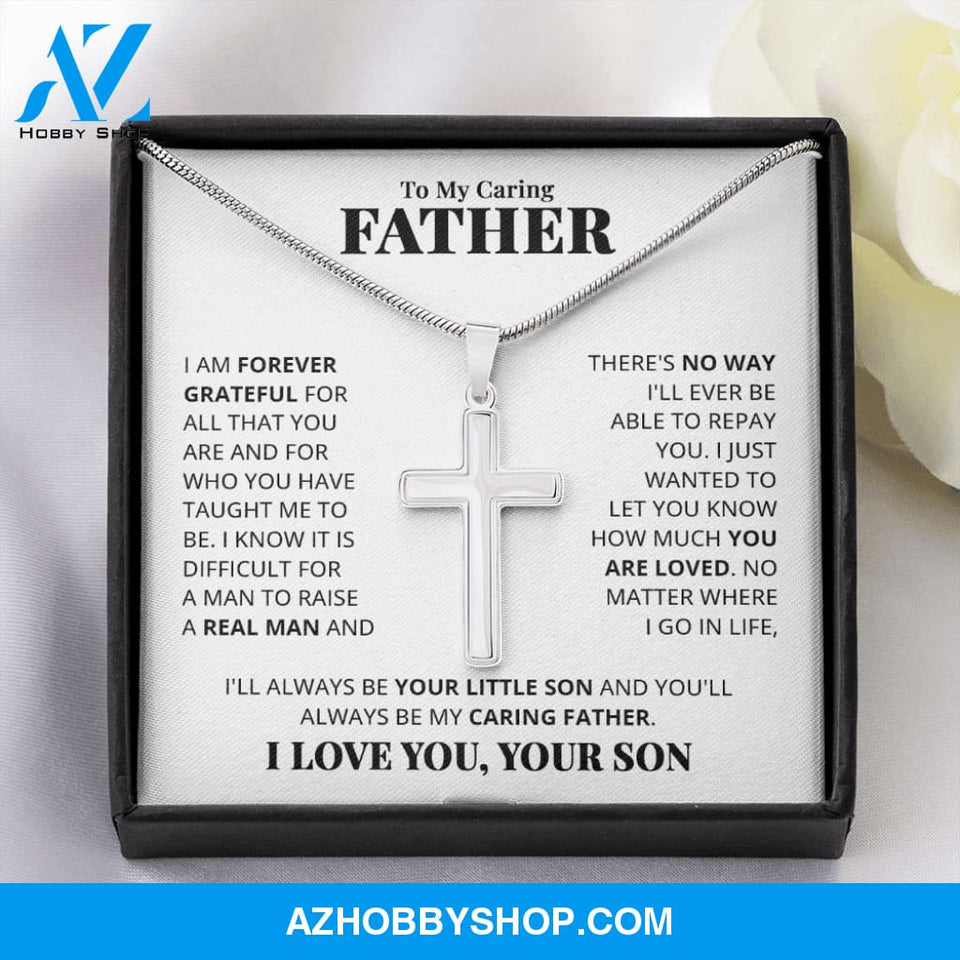Father - Always With You - Cross Gift Necklase