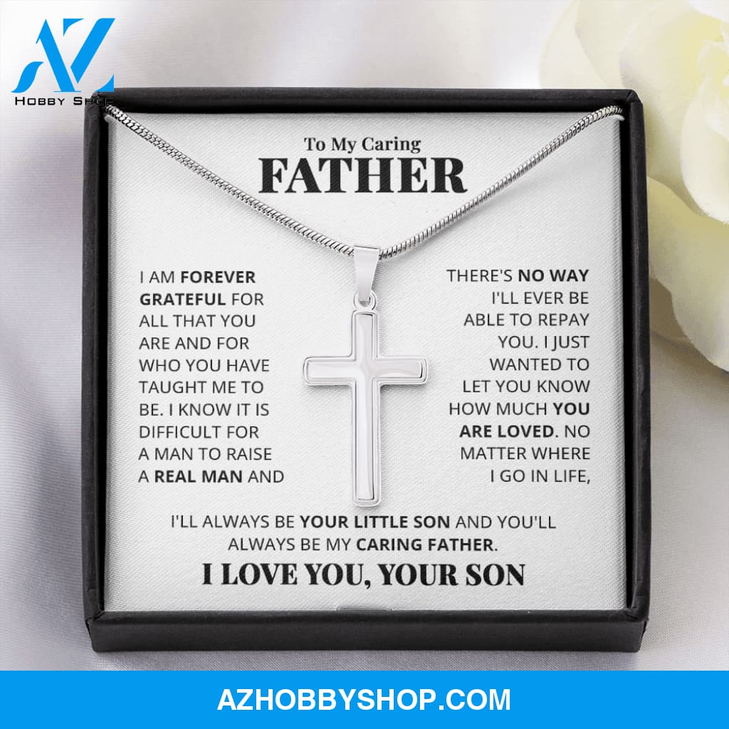 Father - Always With You - Cross Gift Necklase