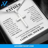 Father - Always With You - Cross Gift Necklase