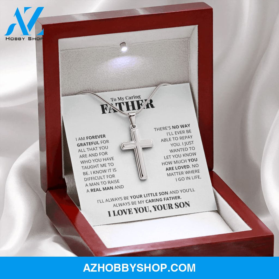 Father - Always With You - Cross Gift Necklase